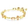 Gema bracelet, Mixed cuts, Yellow, Gold-tone plated - Swarovski, 5718072