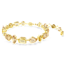 Gema bracelet, Mixed cuts, Yellow, Gold-tone plated - Swarovski, 5718072