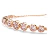 Imber Tennis bracelet, Mixed round cuts, Pink, Rose gold-tone plated - Swarovski, 5718204
