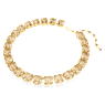 Millenia Tennis necklace, Octagon cut, Caramel, Gold-tone plated - Swarovski, 5718357