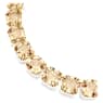 Millenia Tennis necklace, Octagon cut, Caramel, Gold-tone plated - Swarovski, 5718357
