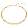 Collier Tennis Millenia, Taille octogonale, Jaune, Placage de ton or - Swarovski, 5718674