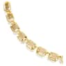 Collier Tennis Millenia, Taille octogonale, Jaune, Placage de ton or - Swarovski, 5718674