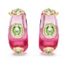 Dulcis 大圈耳環, 混合式切割, 漸層色, 鍍金色色調 - Swarovski, 5719112