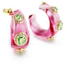 Dulcis 大圈耳環, 混合式切割, 漸層色, 鍍金色色調 - Swarovski, 5719112