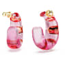 Dulcis 大圈耳環, 混合式切割, 漸層色, 鍍金色色調 - Swarovski, 5719112