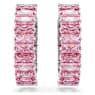 Orecchini ear cuff Matrix, Taglio baguette, Placcato rodio - Swarovski, 5719140