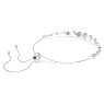Imber Tennis bracelet, Mixed round cuts, Blue, Rhodium plated - Swarovski, 5719282