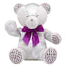 Build-A-Bear Birthstone Bear Collectible, Featuring Swarovski® crystals, Teddy bear, February, Purple - Swarovski, 5719964