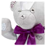 Build-A-Bear Birthstone Bear Collectible, Featuring Swarovski® crystals, Teddy bear, February, Purple - Swarovski, 5719964