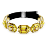 Lucent โชคเกอร์, ทรงแปดเหลี่ยม, เหลือง, เคลือบโทนสีทอง - Swarovski, 5720208