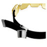 Lucent โชคเกอร์, ทรงแปดเหลี่ยม, เหลือง, เคลือบโทนสีทอง - Swarovski, 5720208
