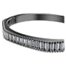 Matrix bangle, Baguette cut, Octagon shape, Grey, Ruthenium plated - Swarovski, 5720365