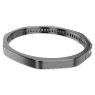 Matrix bangle, Baguette cut, Octagon shape, Grey, Ruthenium plated - Swarovski, 5720365