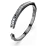 Matrix bangle, Baguette cut, Octagon shape, Gray, Ruthenium plated - Swarovski, 5720366