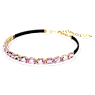 Millenia Tennis 초커, 옥타곤 컷, 퍼플, 골드 톤 플래팅 - Swarovski, 5720486