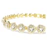 Una Angelic set, Round cut, White, Gold-tone plated - Swarovski, 5720506