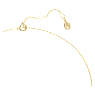 Eternity pendant, Lab-grown diamonds 0.35 ct tw, Mixed shapes, 18K yellow gold - Swarovski, 5720704