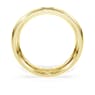 Eternity band ring, Lab-grown diamonds 0.05 ct tw, Round shape, 18K yellow gold - Swarovski, 5720720