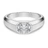 Eternity band ring, Lab-grown diamonds 1.0 ct tw, Octagon shape, 18K white gold - Swarovski, 5720751