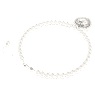 Naszyjnik Ariana Grande x Swarovski, Kryształowa perła, Szlif w kształcie serca, Serce, Biały, Powłoka z rodu - Swarovski, 5720858