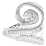 Ariana Grande x Swarovski hair clip, Baguette cut, White, Rhodium plated - Swarovski, 5720867