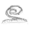 Ariana Grande x Swarovski hair clip, Crystal pearl, Baguette cut, White, Rhodium plated - Swarovski, 5720867