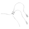 Ariana Grande x Swarovski 브레이슬릿, 크리스털 펄, 라운드 컷, 화이트, 로듐 플래팅 - Swarovski, 5720870