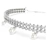 Ariana Grande x Swarovski 브레이슬릿, 크리스털 펄, 라운드 컷, 화이트, 로듐 플래팅 - Swarovski, 5720870