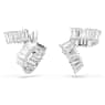 Orecchini ear cuff Ariana Grande x Swarovski, Taglio baguette, Bianchi, Placcato rodio - Swarovski, 5720872