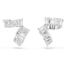 Orecchini ear cuff Ariana Grande x Swarovski, Taglio baguette, Bianchi, Placcato rodio - Swarovski, 5720872