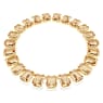 Millenia Tennis necklace, Oversized crystals, Octagon cut, Caramel, Gold-tone plated - Swarovski, 5720911
