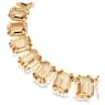Millenia Tennis necklace, Oversized crystals, Octagon cut, Caramel, Gold-tone plated - Swarovski, 5720911