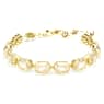 Bracelet Tennis Millenia, Taille octogonale, Caramel, Placage de ton or - Swarovski, 5720912