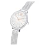 Certa watch, Metal bracelet, Silver tone, Stainless Steel - Swarovski, 5721557