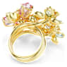 Idyllia 링, 믹스 컷, 꽃, 멀티컬러, 골드 톤 플래팅 - Swarovski, 5721582