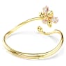 Idyllia bangle, Mixed cuts, Flower, Multicolored, Gold-tone plated - Swarovski, 5721583