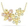 Idyllia pendant, Mixed cuts, Flower, Multicolored, Gold-tone plated - Swarovski, 5721668