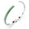 Matrix バングル, ミックスカット, グリーン, ロジウム・プレーティング - Swarovski, 5722462