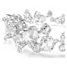 Constella bracelet, Mixed cuts, White, Rhodium plated - Swarovski, 5722469