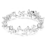 Náramek Constella, Různé výbrusy, Bílá, Pokoveno rhodiem - Swarovski, 5722469