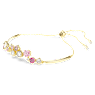 Constella bracelet, Mixed cuts, Multicolored, Gold-tone plated - Swarovski, 5722476