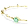 Constella bracelet, Mixed cuts, Green, Gold-tone plated - Swarovski, 5722478