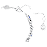 Braccialetto Constella, Taglio misto, Blu, Placcato rodio - Swarovski, 5722479