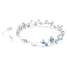 Brățară Constella, Tăieturi mixte, Albastră, Placat cu rodiu - Swarovski, 5722479