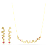 Constella set, Mixed cuts, Multicolored, Gold-tone plated - Swarovski, 5722542