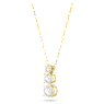 Stilla Attract 펜던트, 라운드 컷, 화이트, 골드 톤 플래팅 - Swarovski, 5723298