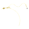 Stilla Attract 펜던트, 라운드 컷, 화이트, 골드 톤 플래팅 - Swarovski, 5723298