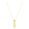 Stilla Attract 펜던트, 라운드 컷, 화이트, 골드 톤 플래팅 - Swarovski, 5723298