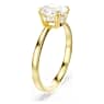 Bague cocktail Stilla Attract, Taille ronde, Blanche, Placage de ton or - Swarovski, 5723330